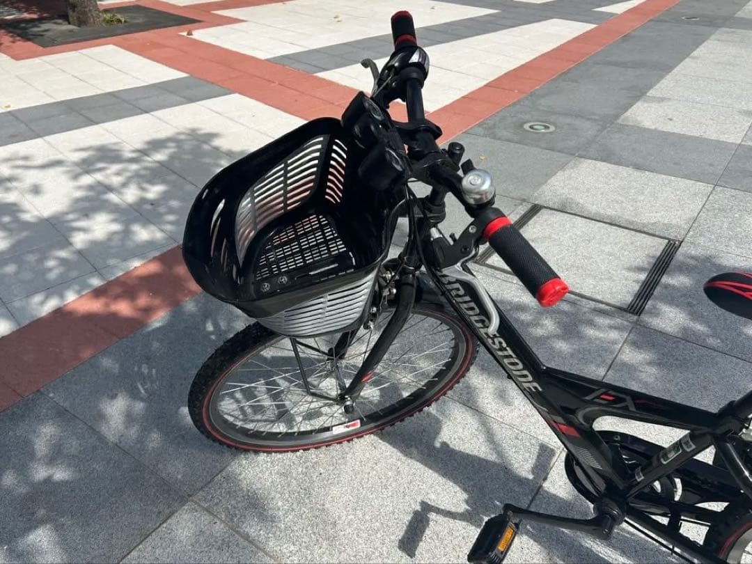 BRIDGESTONE EXJ46 外装6段　ブリヂストン　ブラック&レッド