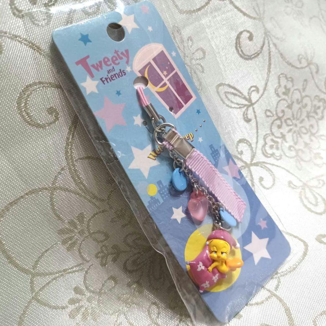 Tweety Friends トゥイーティー　マスコット付 携帯 ストラップ