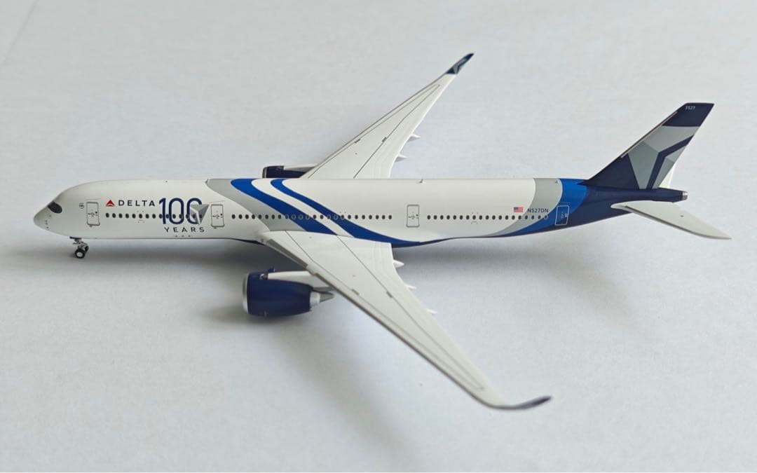 デルタ航空 A350-900 100 YEAR Special Livery