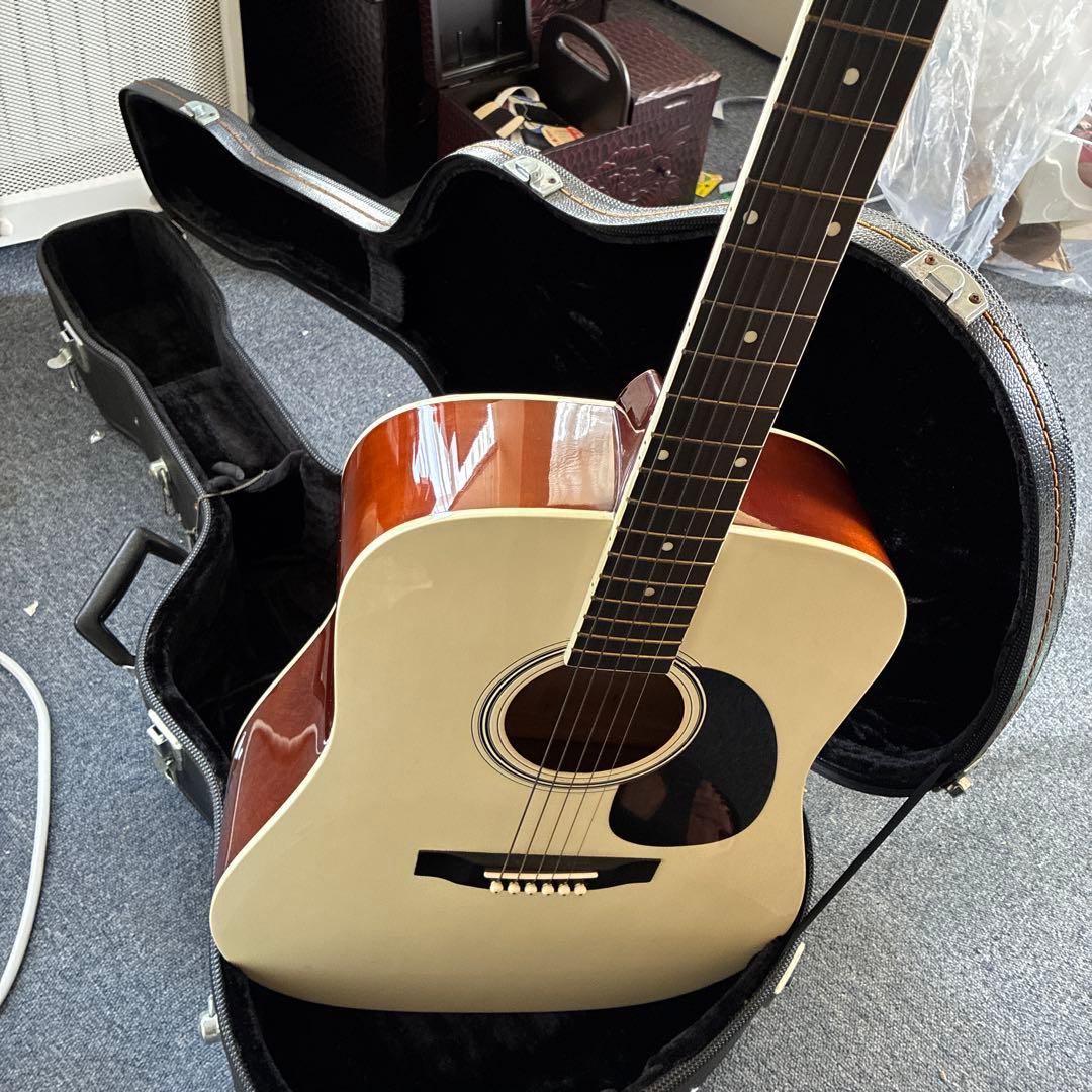 POS アコースティックギター ケース付き
