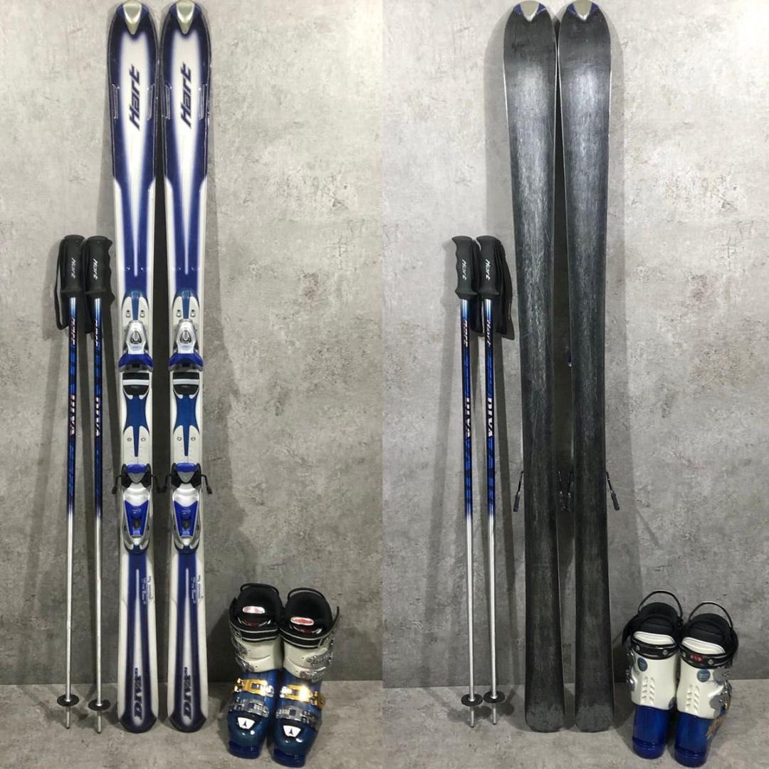 即乗り HART DIVA D5.2 160 スキーセット LOOK