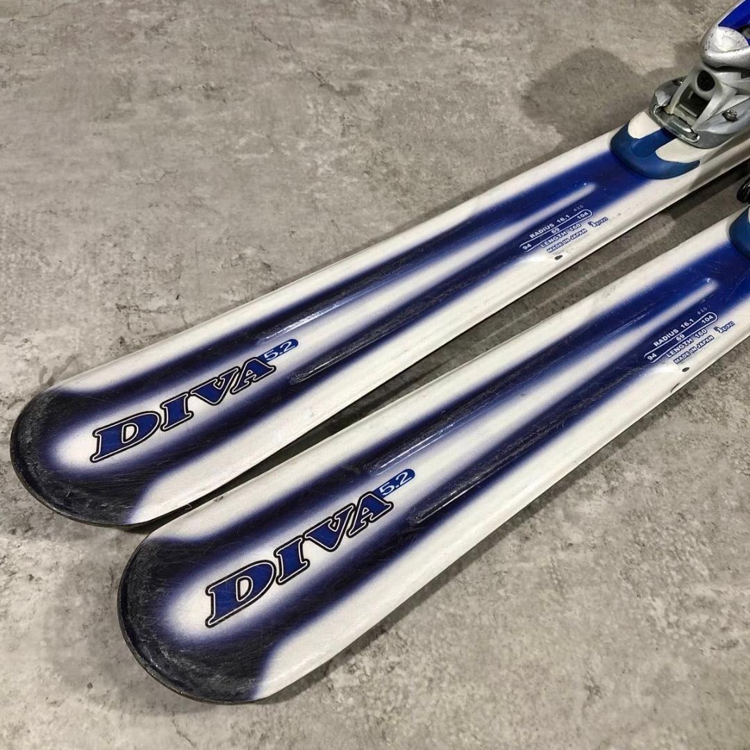 即乗り HART DIVA D5.2 160 スキーセット LOOK