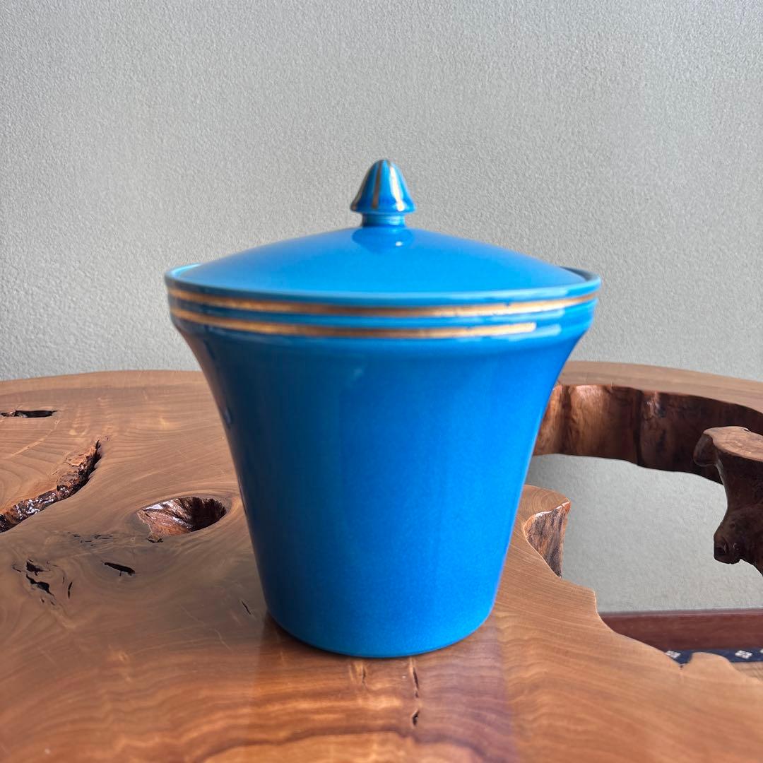 【新品】末広水指 浅黄交趾 御室窯 茶道具 共箱