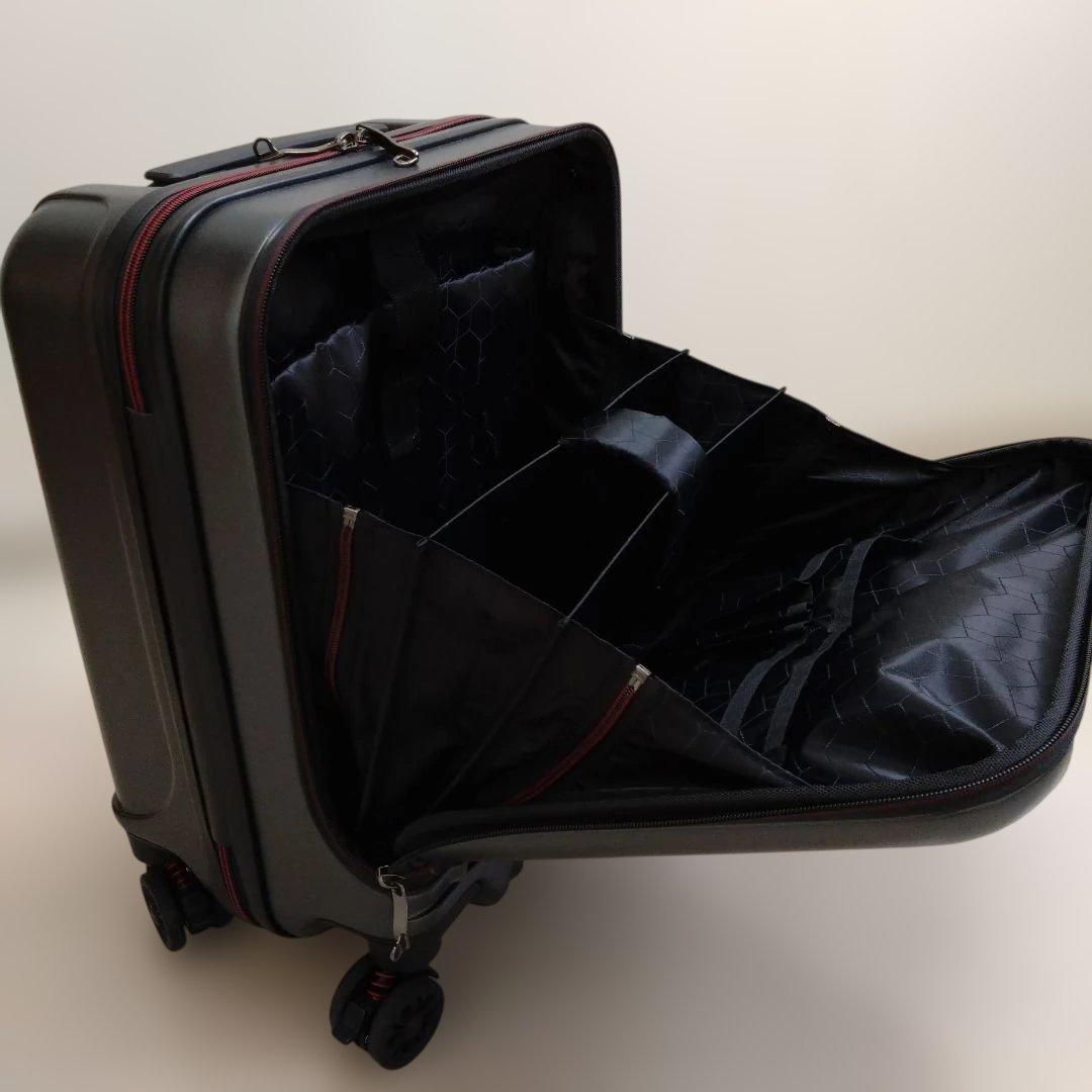 ダークグレー キャリーカート TSAロック付き