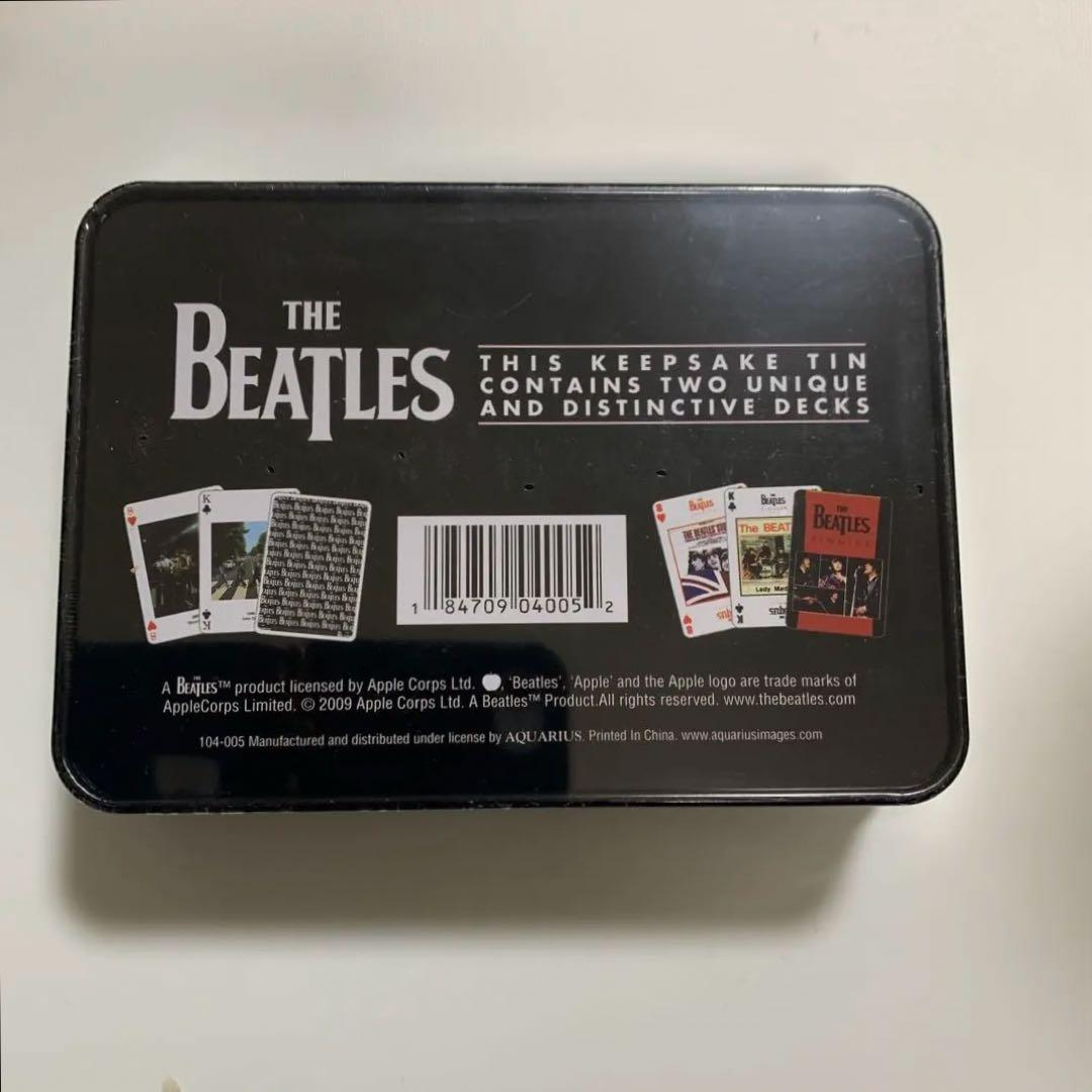 新品未開封2009年THE BEATLESビートルズ特別版トランプセットブリキ箱