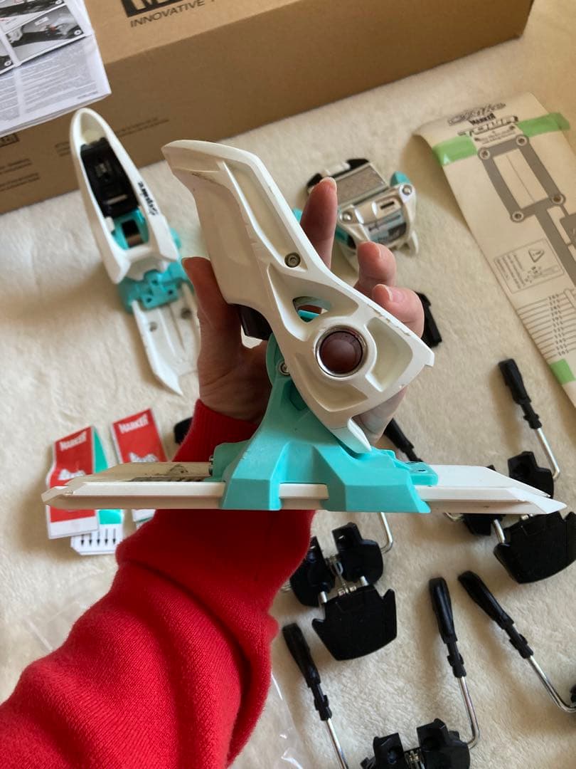Marker Squire スキー　ビンディング　ターコイズブルー