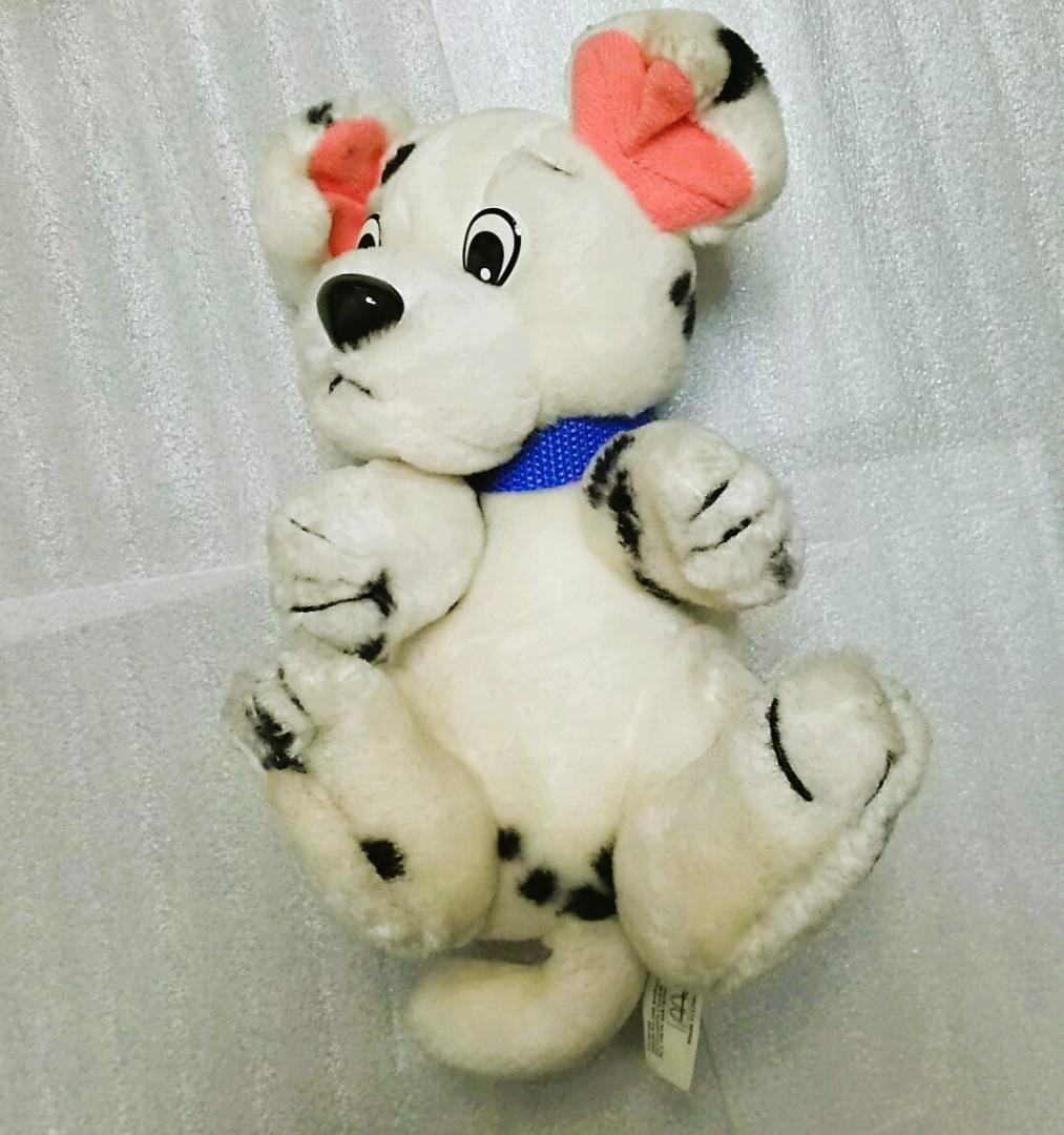 【昭和平成レトロ好きにおススメ】101匹わんちゃん(ダルメシアン)のぬいぐるみ♡