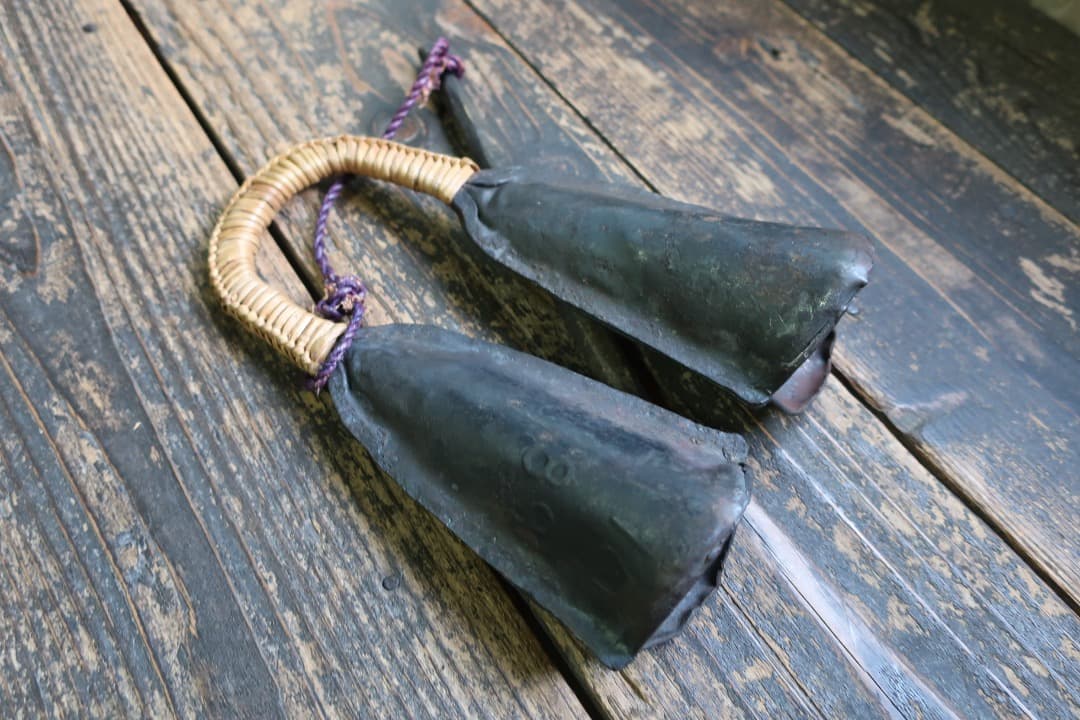 動画あり 民族楽器 アフリカンベル カウベル