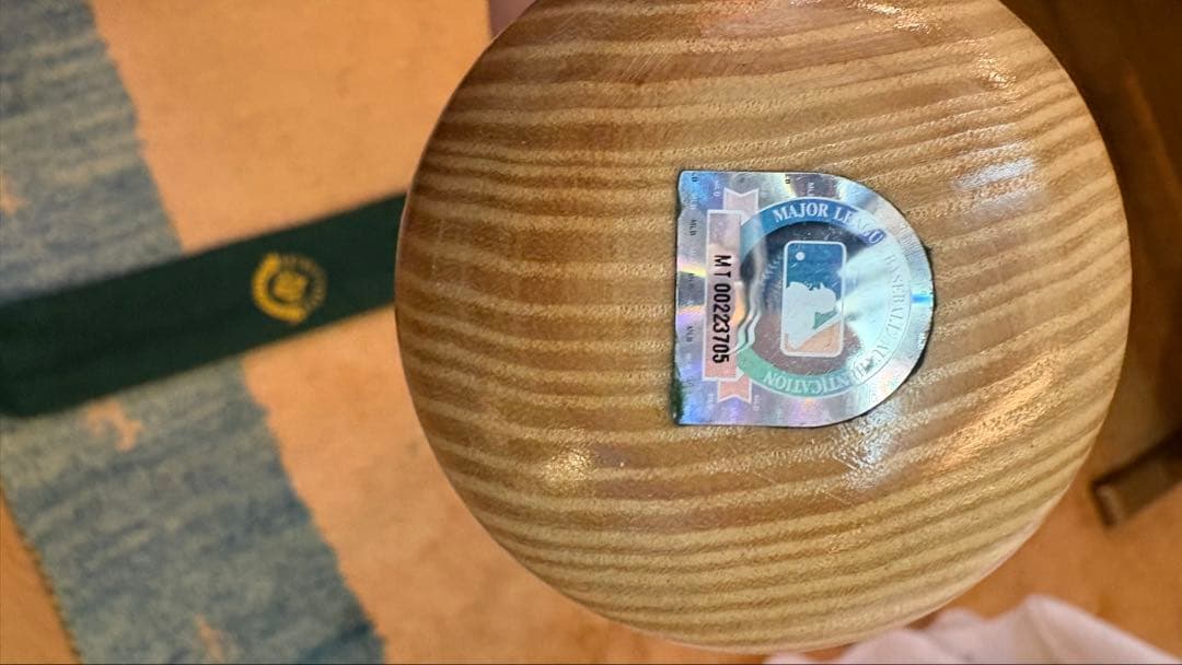 【直筆】松井秀喜（2003年）サイン入りバット『MLB公式ホログラム、BAJ付』