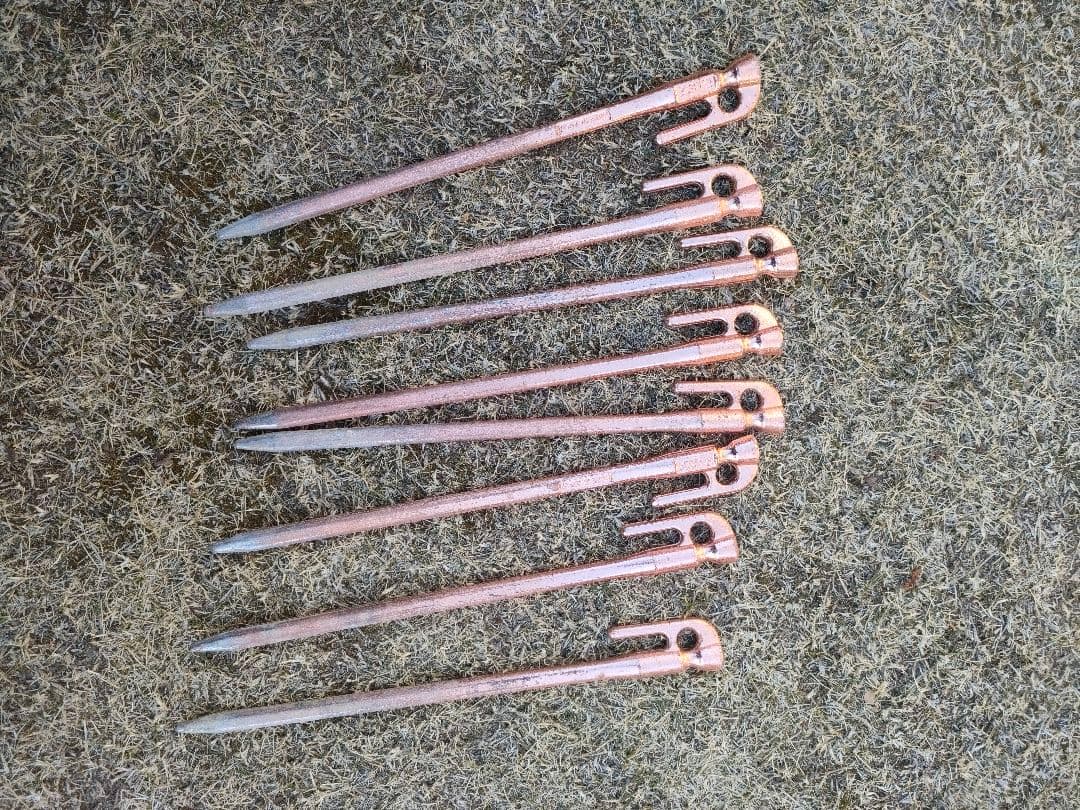 DOD へーキサタープ　村の鍛冶屋ペグ 8本