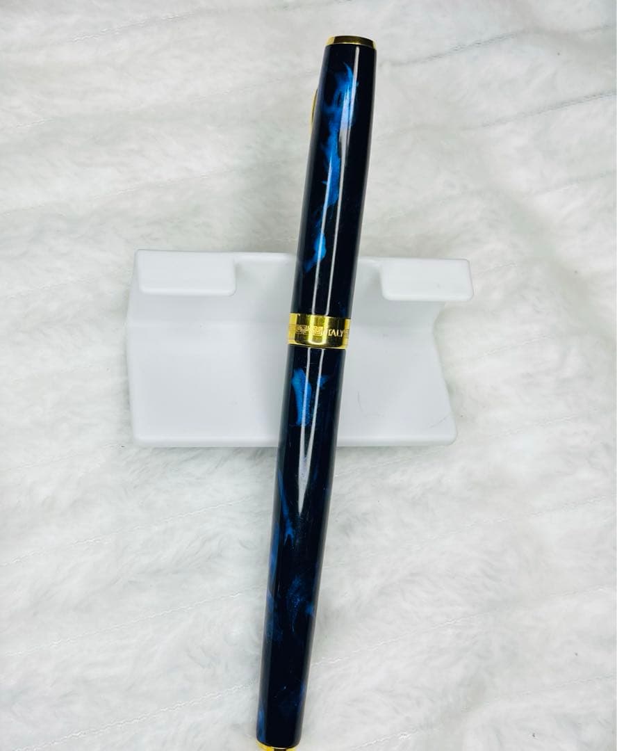 [美品] Montegrappa モンテグラッパ 万年筆 ダークブルー