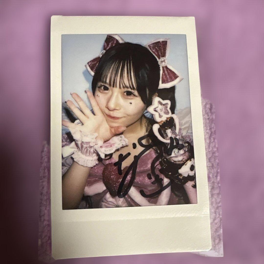 栗田なつか　生誕好きくじS賞　直筆サイン入りチェキ