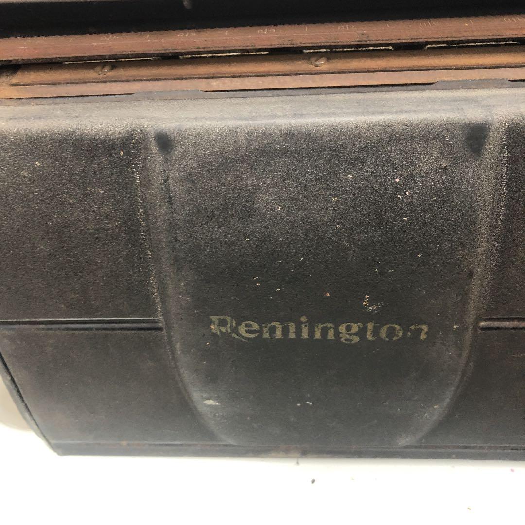 早乙女一弘 アメリカレミントン製タイプライター、ジャンク品アンティーク