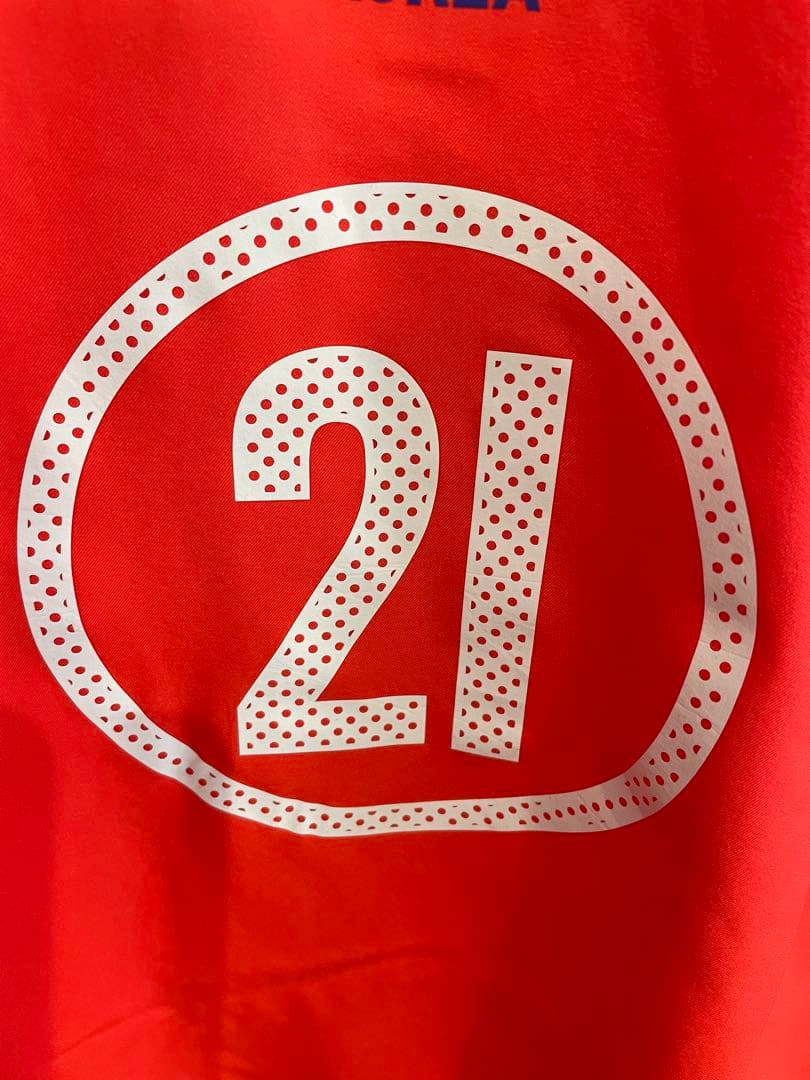 2004韓国代表ユニフォーム　リイシュー ジャージー #21 パク・チソン朴智星