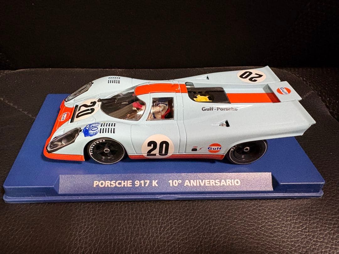 スロットカー1/32 gulfカラーPorsche917k! 10周年記念モデル