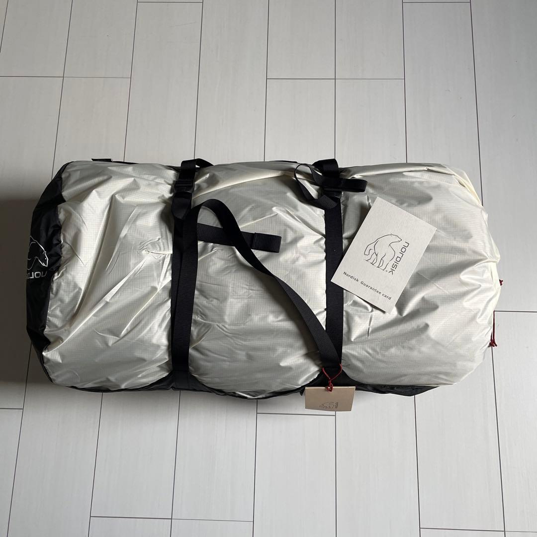 新品未使用　ノルディスク　レイサ6ホワイトエディション　薪キャリースタンドセット