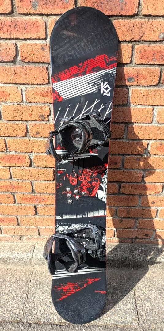 K2 スノーボード BRIGADE RIDEビィンディング付き 147cm