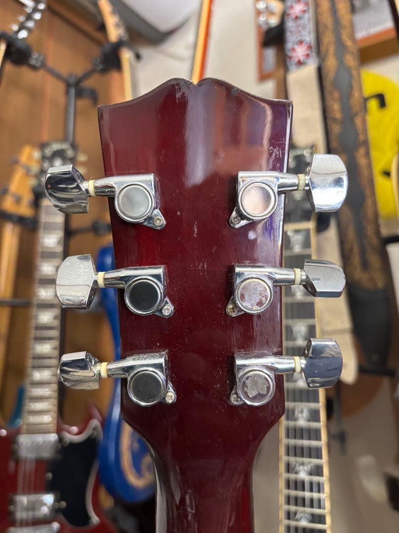 レスポールタイプ　ワインレッド