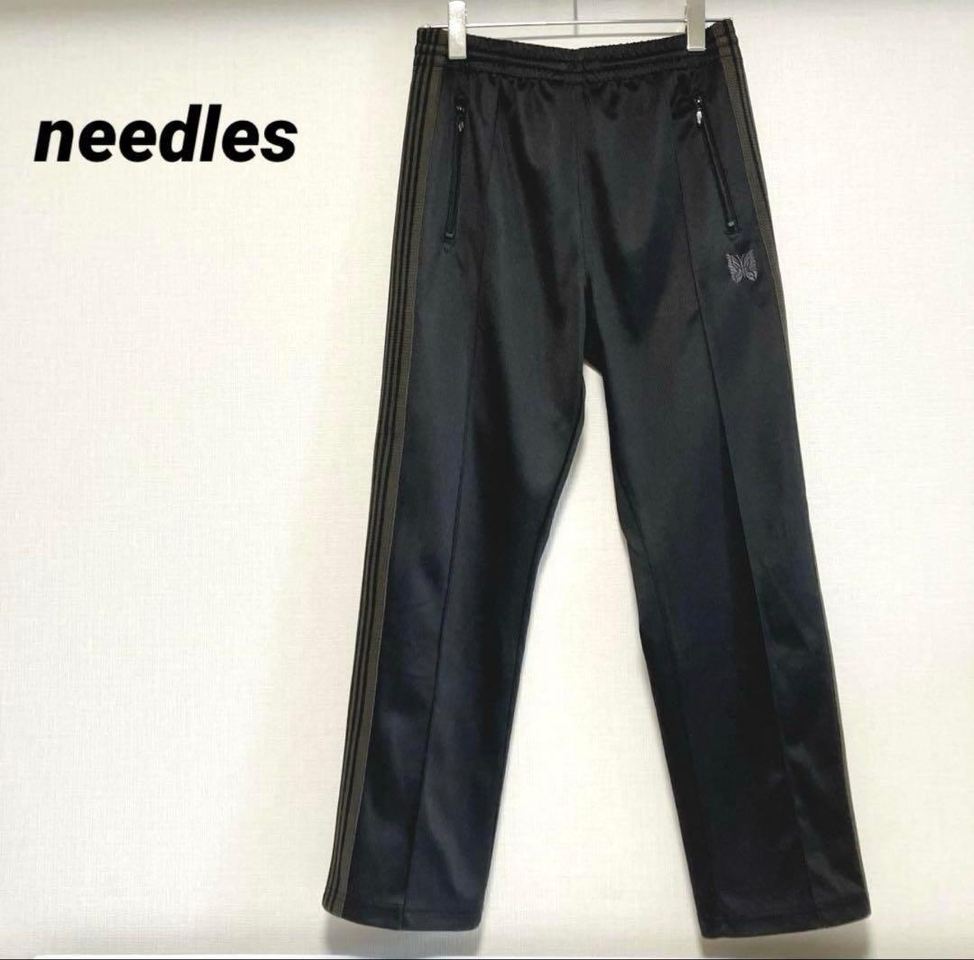 ニードルズ　トラックパンツ　ブラック　S