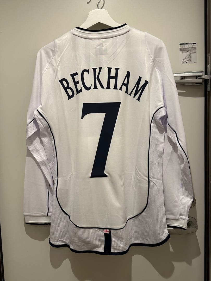 イングランド代表 2002W 長袖　サッカーユニフォーム