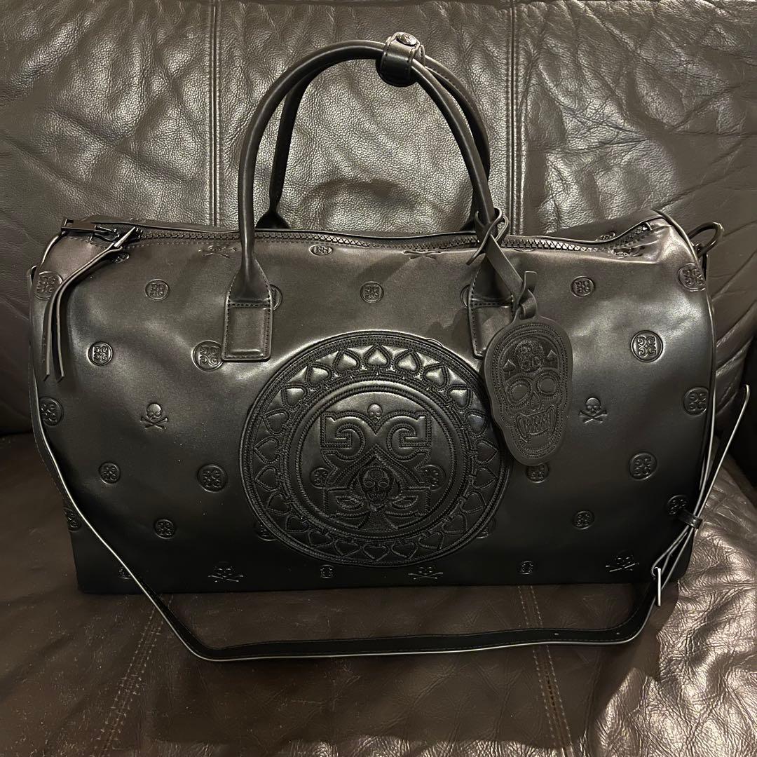 26新作 G/FORE ジーフォア 刺繍 エンボススカル ゴルフボストンバッグ