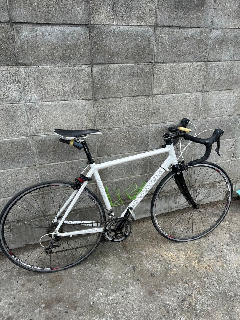 ANCHOR ロードバイク ホワイト 2x10ギア