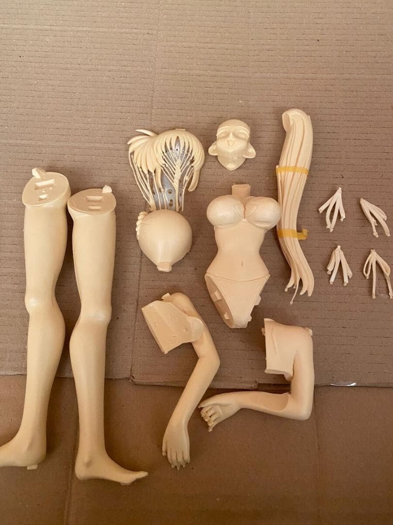 ヘッダー欠品 リリカルなのは 高町なのは フェイト 八神はやて ガレージキット