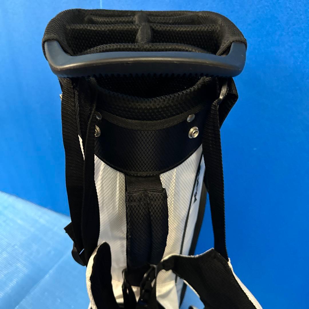 PYKES PEAK キャディバッグ ホワイト・ブラック