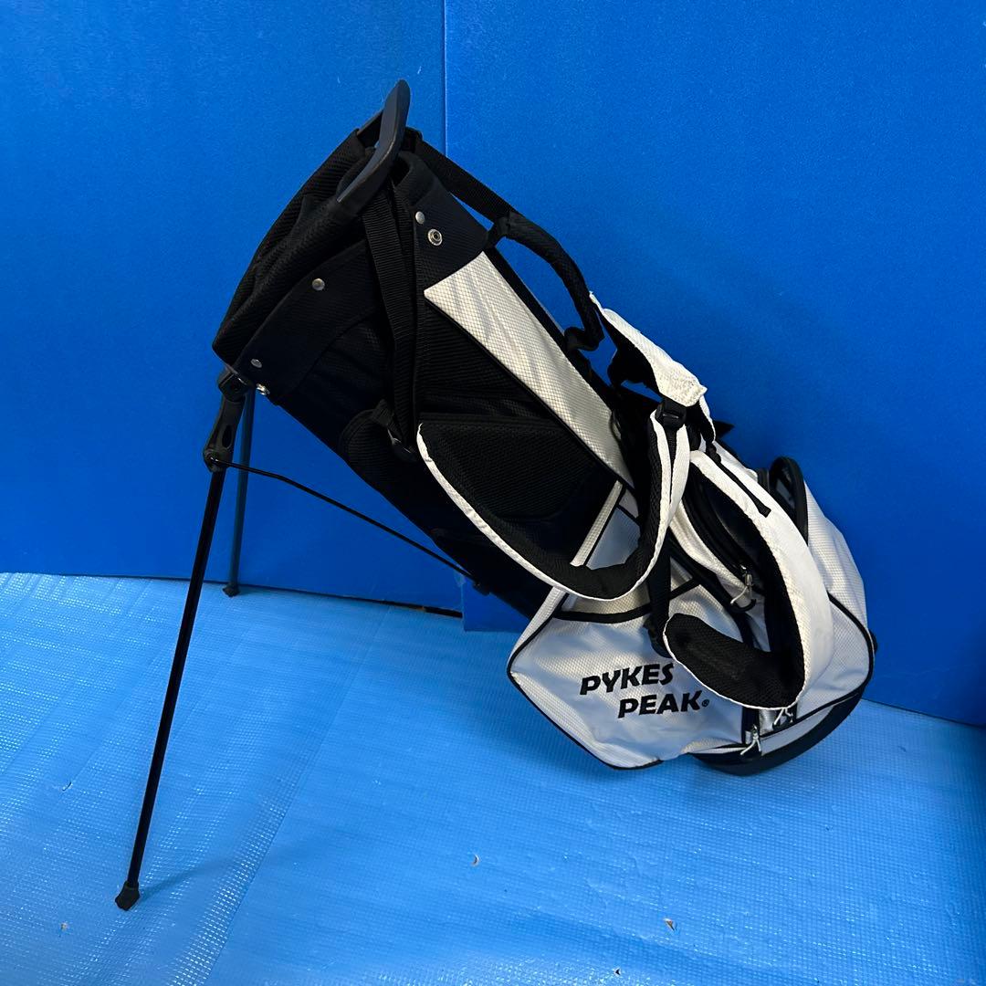 PYKES PEAK キャディバッグ ホワイト・ブラック