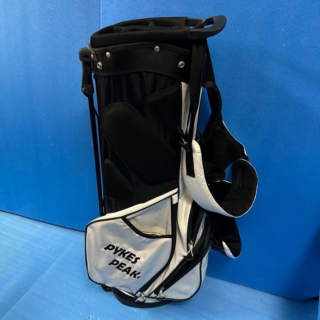 PYKES PEAK キャディバッグ ホワイト・ブラック