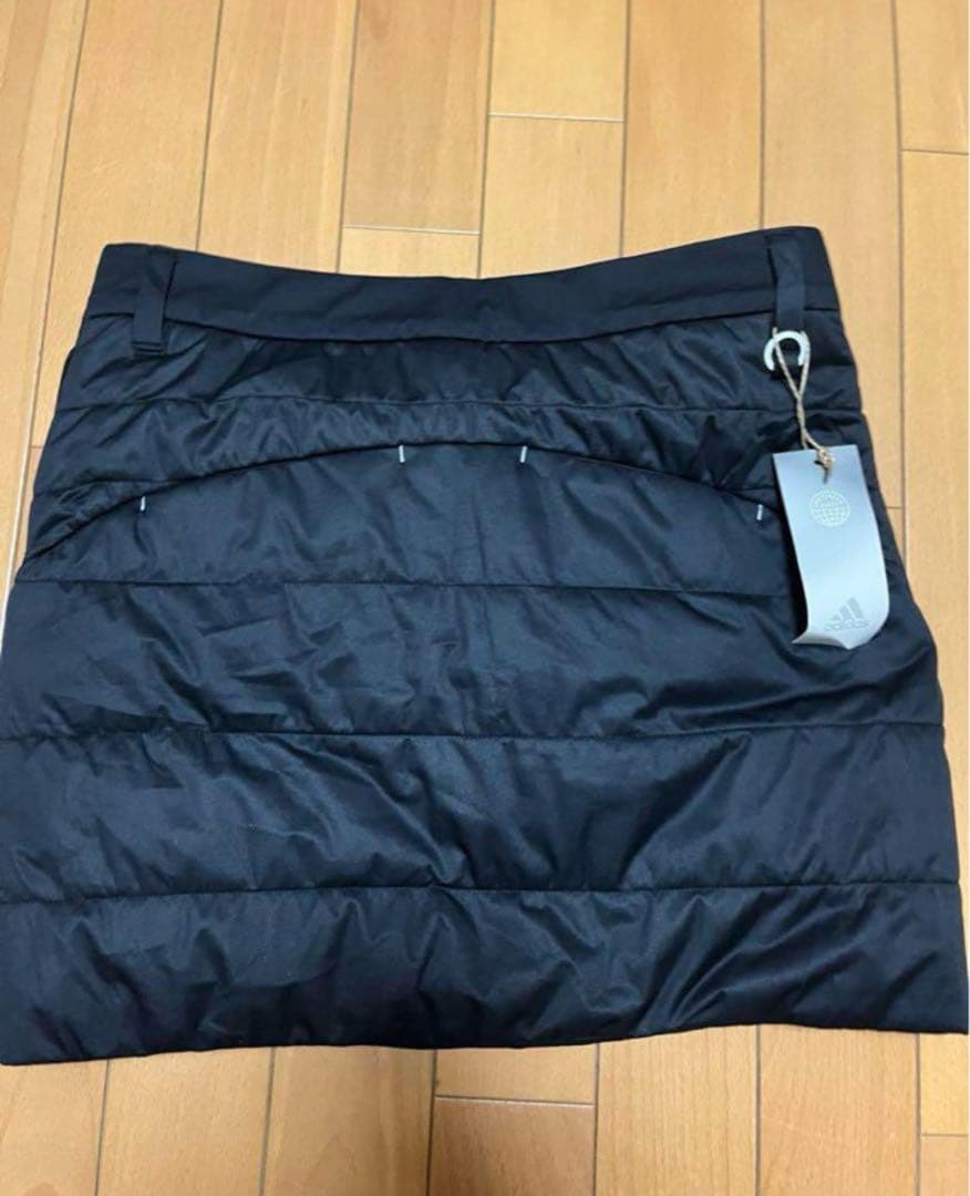 新品　XL Lアディダス　adidas　ゴルフ　秋冬物ジャケット&スカート 黒