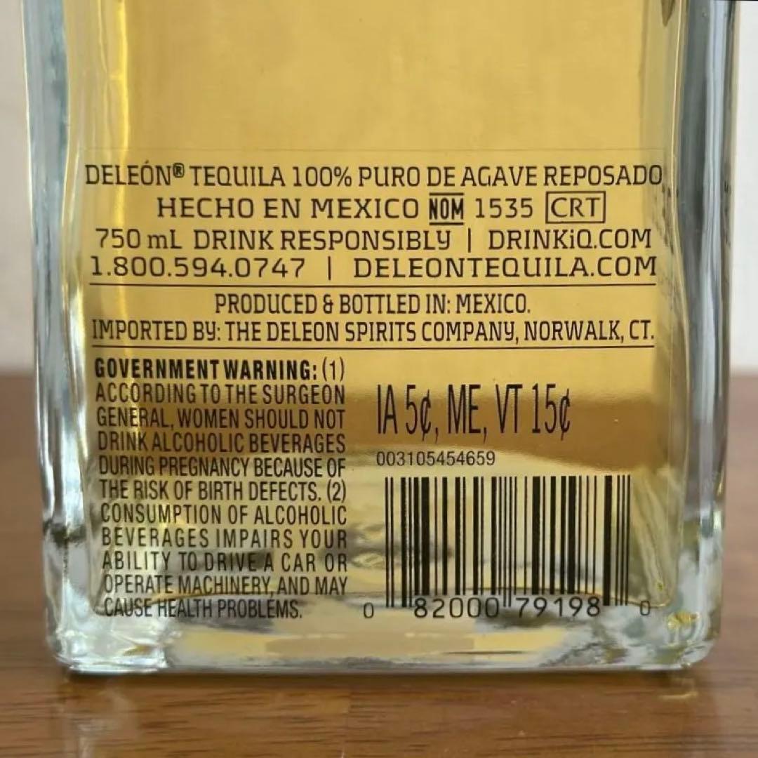 デレオン テキーラ レポサドDELEÓN REPOSADO