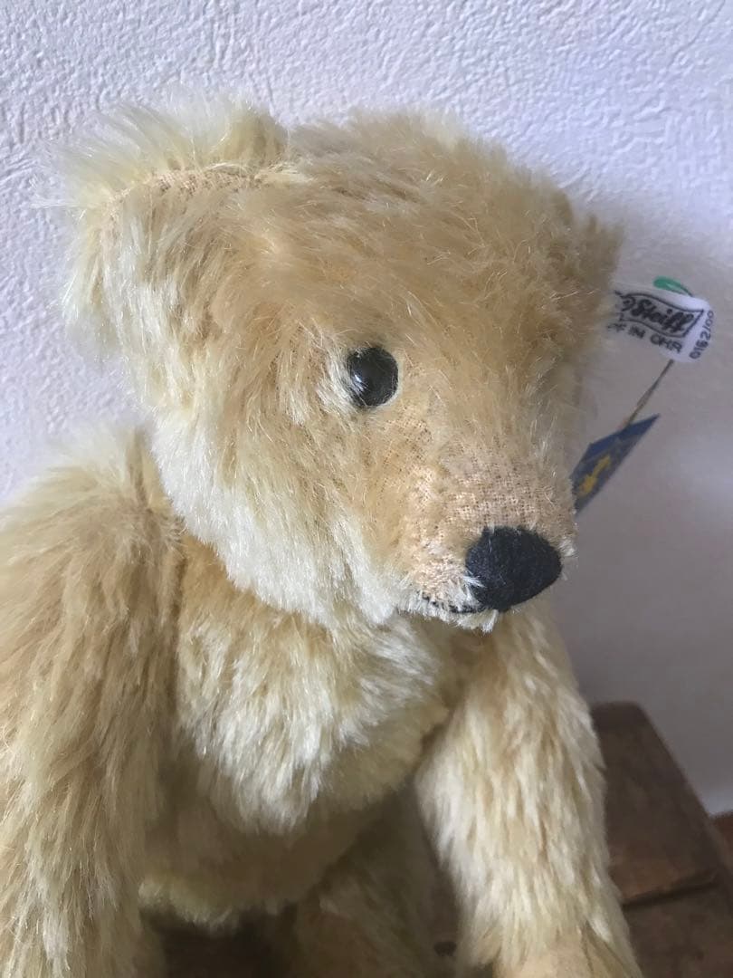 シュタイフ　１９０６年復刻盤　テディベア　ヴィンテージ ベア　白タグ黒文字