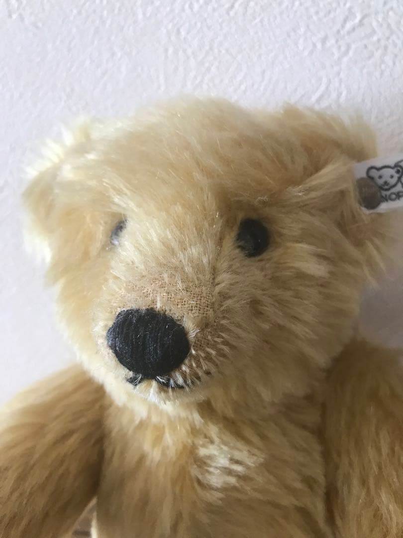 シュタイフ　１９０６年復刻盤　テディベア　ヴィンテージ ベア　白タグ黒文字