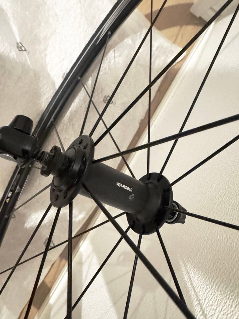 実走なし 美品 シマノ WH-RS010 700c ホイール前後