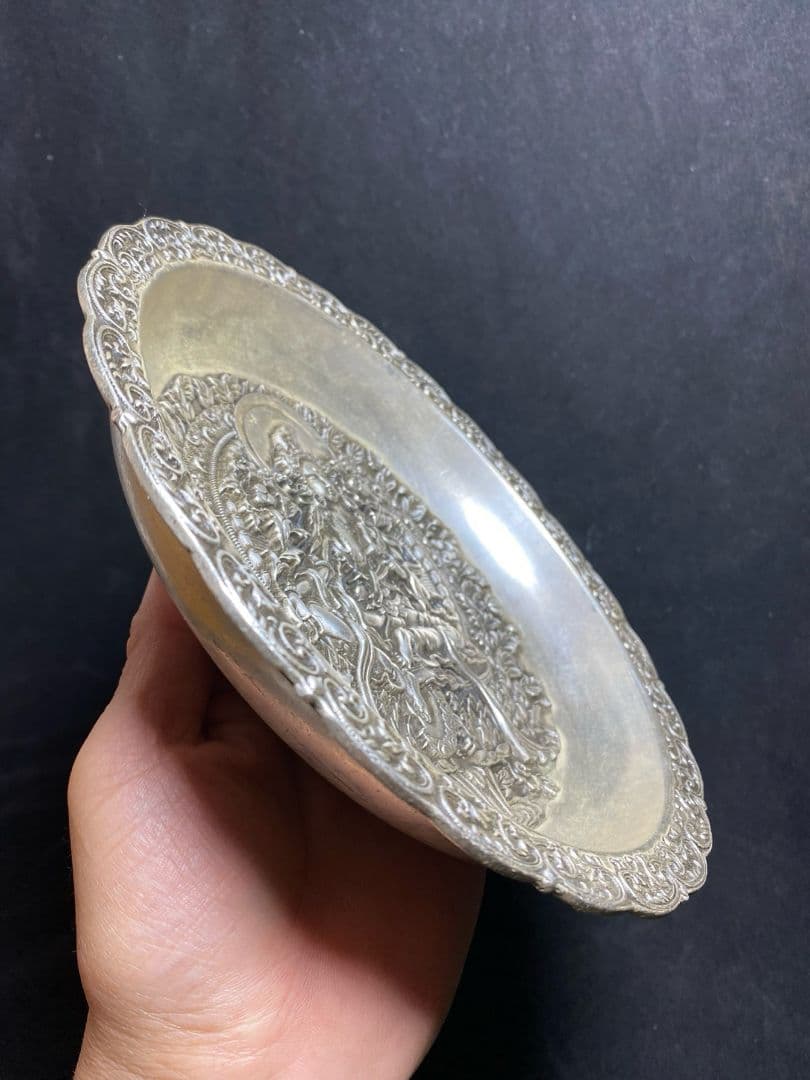 銅 細工 銅盤 観音盤 装飾品 工芸品 美術品 置物