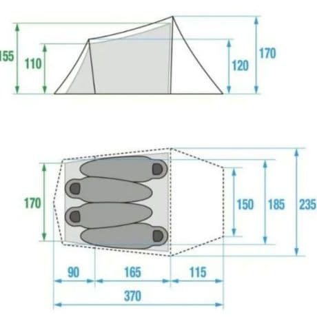 ☆THE NORTH FACE EVACARGO 4 テント☆