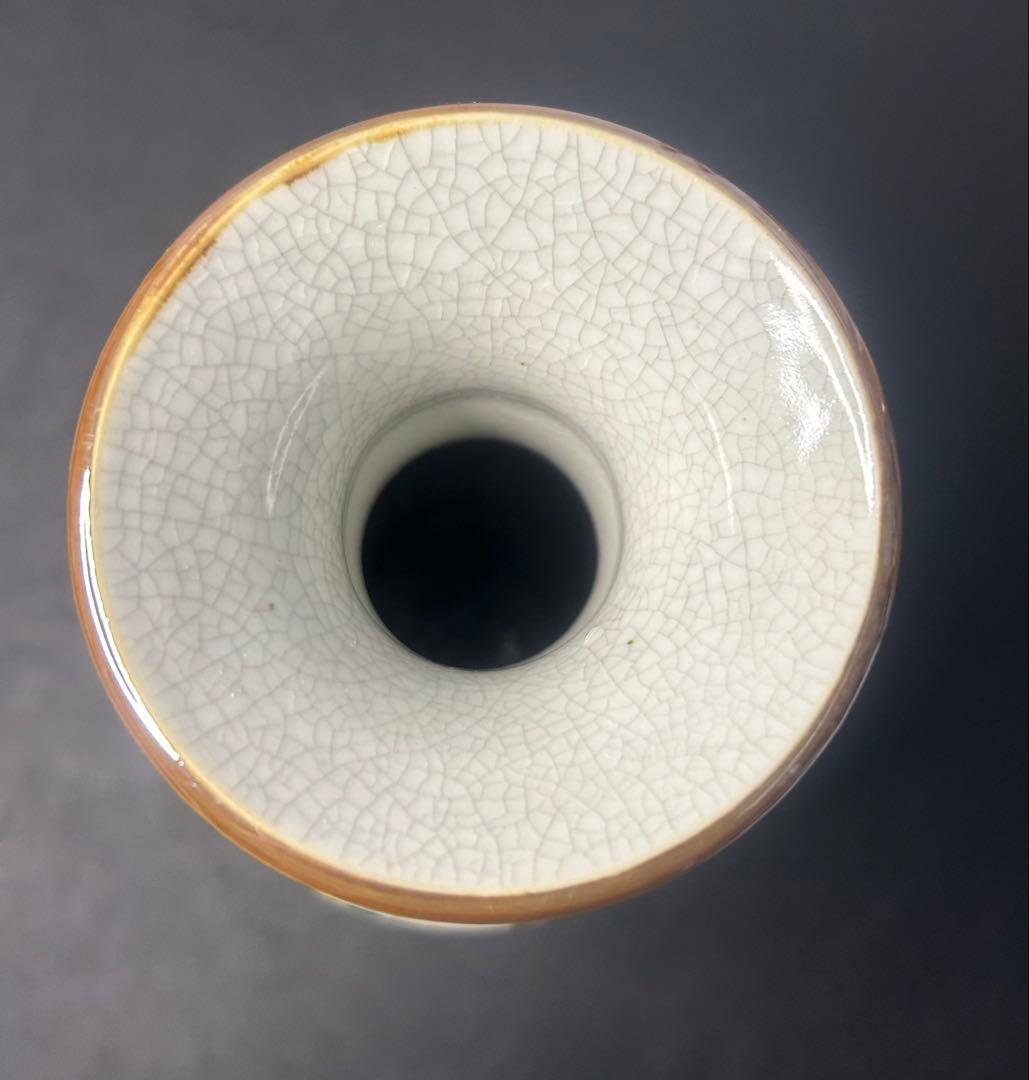 十八鶴花瓶　旧家蔵出し、骨董品、在銘、縁起物、風水、古美術、掘り出し物、セール