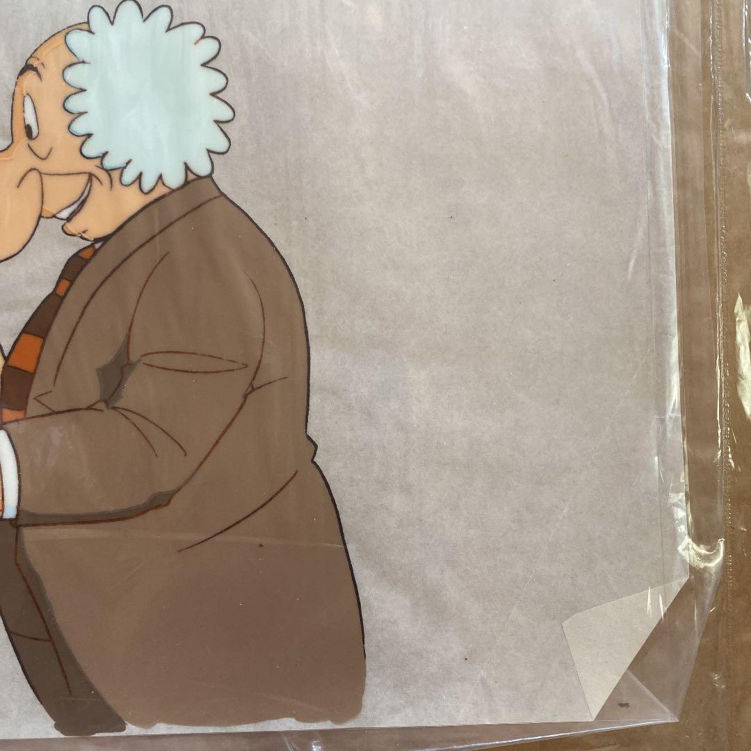 鉄腕アトムセル画・アトムとお茶の水博士