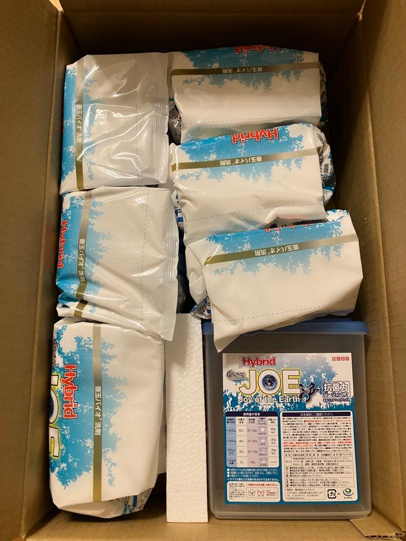 【新品】洗濯洗剤　JOE 浄 ハイブリッド ジョー 粉末洗剤 1.3kg×６袋