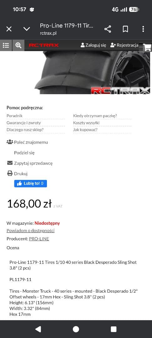 Pro-Line プロライン 3.8インチ　サンド用タイヤ　2 個