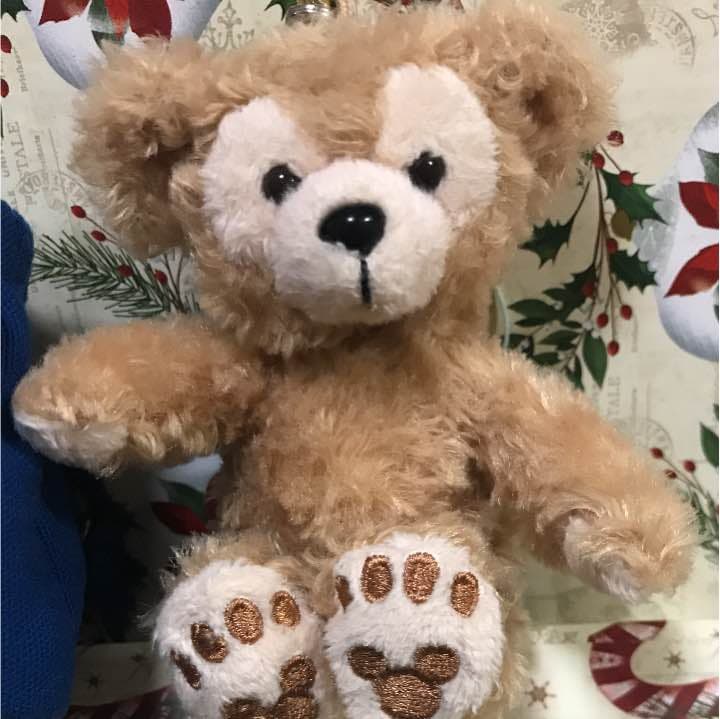 くまのプーさんページ   ダッフィ 10周年 ストラップ ぬいぐるみ