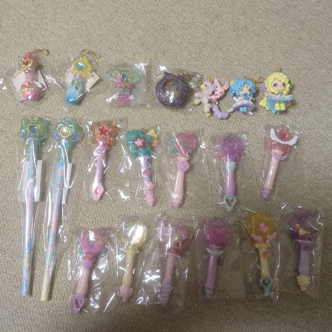 まほうのルミティアキャラクターセット♥ステッキ＆お守り＆ペンシル等コレクション♥