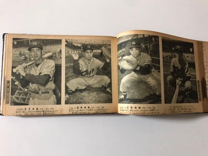 昭和25年 プロ野球15球団全選手写真張★ 広島東洋カープ