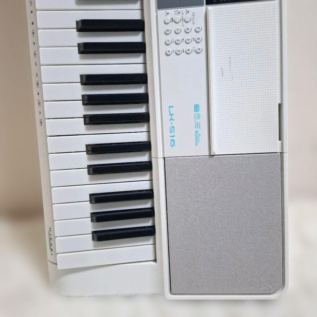 【状態良好】CASIO 光ナビゲーション LK-516 電子キーボード 61鍵
