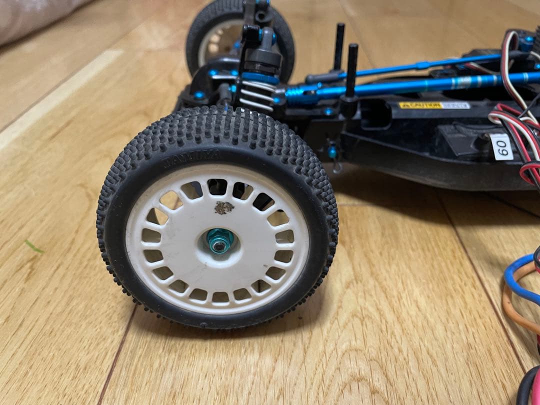 タミヤ DF-03 キーンホーク　ブルーアルミパーツ改造 プロポセット