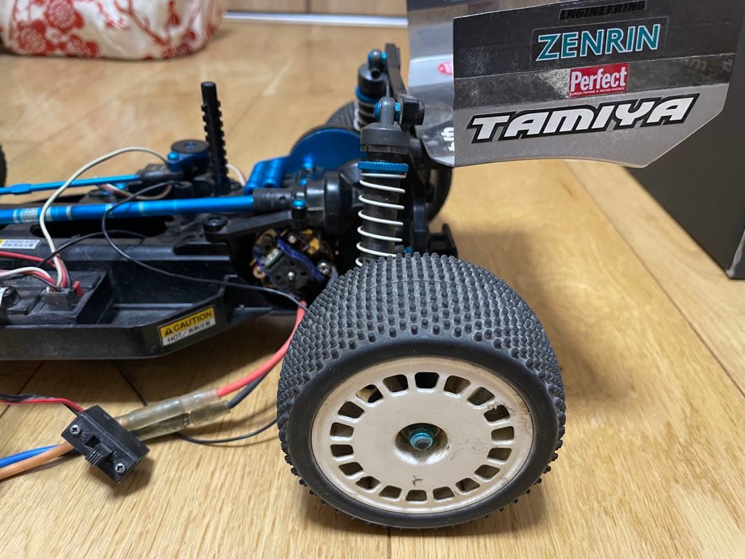 タミヤ DF-03 キーンホーク　ブルーアルミパーツ改造 プロポセット