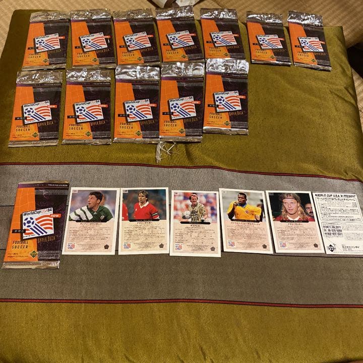 94年ワールドカップUSA 記念選手のカード　販売元バンダイ