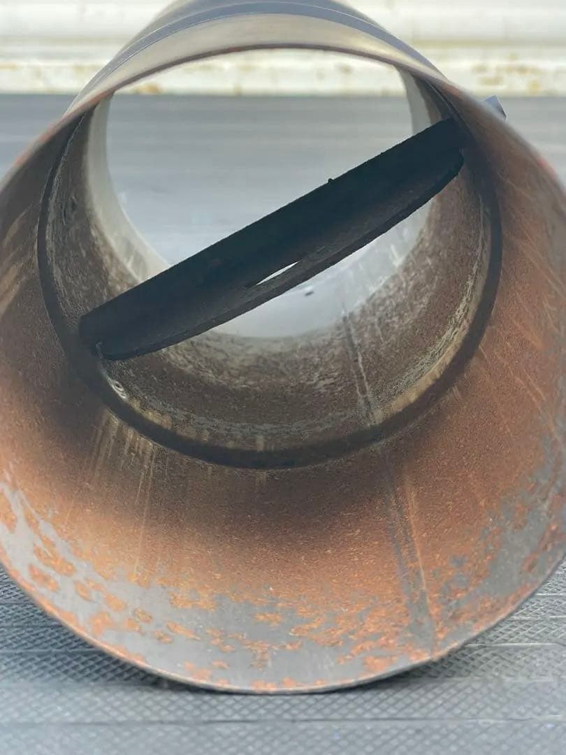 ホンマ製作所 黒耐熱 ダンパー 半直筒 106mm