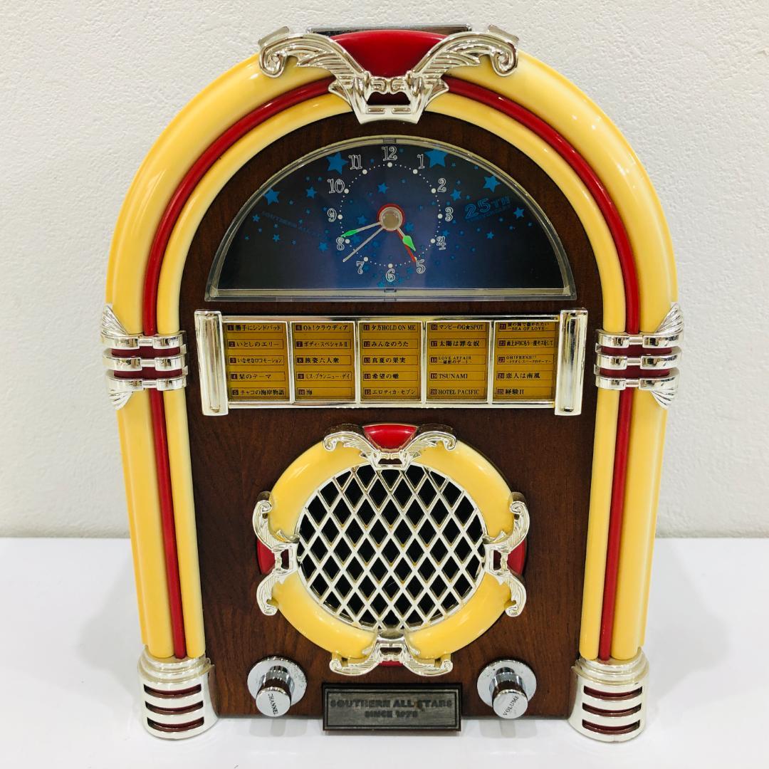 サザンオールスターズ 25周年記念 ジュークボックス 置き時計 m903